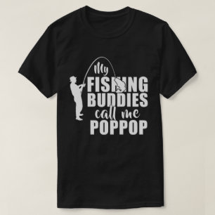 Camiseta Meus Amigos De Pesca Me Chamam De Presentes De Pop