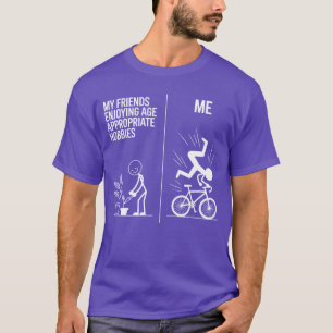 Camiseta Meus Amigos Desfrutando de Passatempos Apropriados