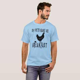 Camiseta Meus animais de estimação fazem-me tomar o pequeno