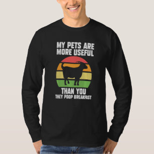 Camiseta Meus Animais de Estimação São Mais Úteis Do Que a