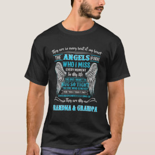 Camiseta Meus Avós Estão Em Cada Batida Do Meu Coração A