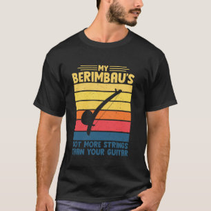 Camiseta Meus Berimbaus têm mais Cordas do que a Tampa do s