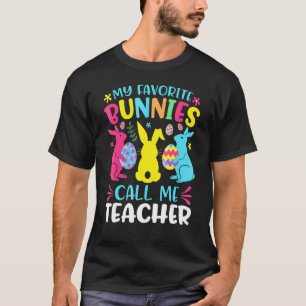 Camiseta Meus Bunnies Favoritos Me Chamam De Coelhinho De P