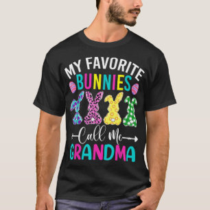 Camiseta Meus Bunnies Favoritos Me Chamam De Páscoa Engraça