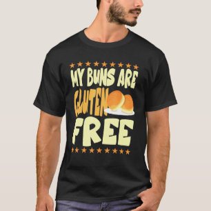 Camiseta Meus Buns Estão Livres De Glúten - Doença Celular