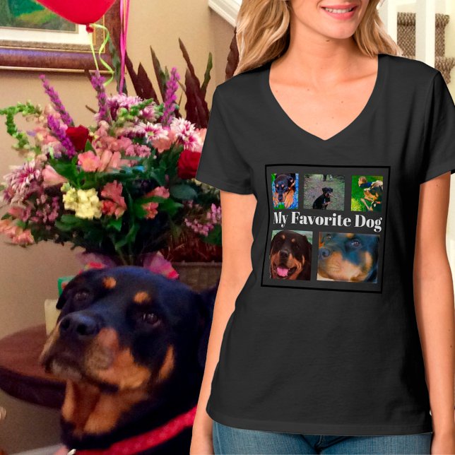 Camiseta Meus Cães Favoritos Criam Sua Própria 5 Foto (Criador carregado)
