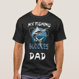 Camiseta Meus Camaradas De Pesca Me Chamam De Aniversário D