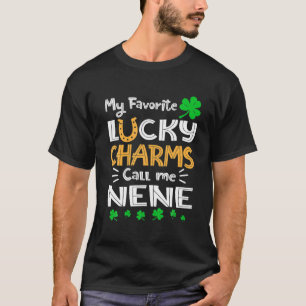 Camiseta Meus Charmes Favoritos De Sorte Me Chamam De Nene
