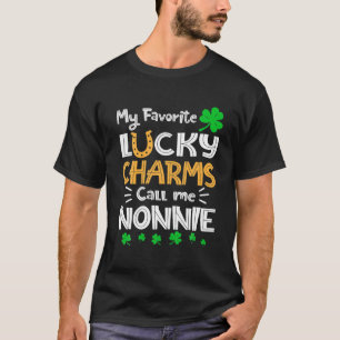 Camiseta Meus Charmes Favoritos De Sorte Me Chamam De Nonie