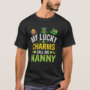 Camiseta Meus Charmes Sortudos Me Chamam De Irmão Dia de Sã