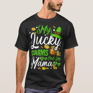 Camiseta Meus Charmes Sortudos Me Chamam De Mãe Irlandesa M