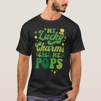 Camiseta Meus Charmes Sortudos Me Chamam De Pop De Dia de S