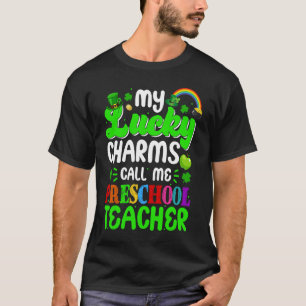 Camiseta Meus Charmes Sortudos Me Chamam De Professora Da P