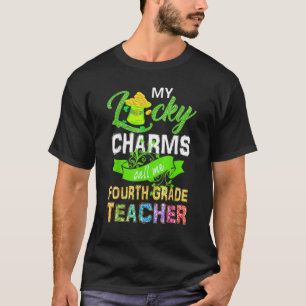 Camiseta Meus Charmes Sortudos Me Chamam De Rua Professora
