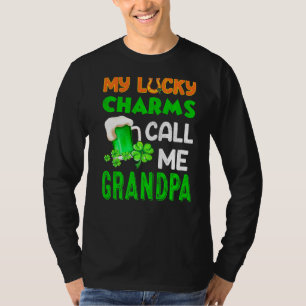 Camiseta Meus Charmes Sortudos Me Chamam De Vovô Beer St Pa