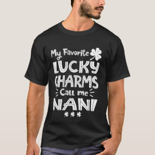 Camiseta Meus Charms da Sorte Favoritos Me Chamam de Nani E