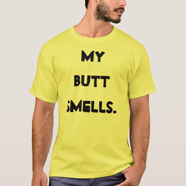 Camiseta Meus cheiros do bumbum (Frente)