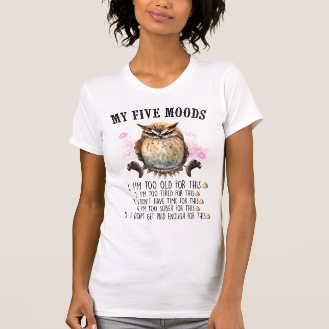 Camiseta Meus Cinco Moods (Frente)