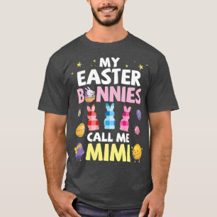 Camiseta Meus coelhos da Páscoa Me Chamam De Felz pascoa Mi