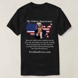 Camiseta Meus colegas americanos perguntam o que você pode 