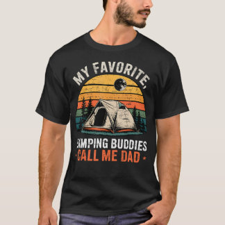 Camiseta Meus Companheiros de Acampamento Favoritos Me Cham