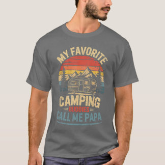 Camiseta Meus Companheiros de Acampamento Favoritos Me Cham