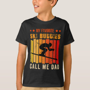 Camiseta Meus Companheiros de Esqui Favoritos Me Chamam de