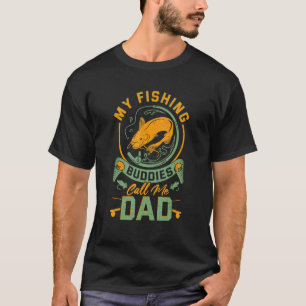 Camiseta Meus Companheiros de Pesca Me Chamam de Pai Roupas
