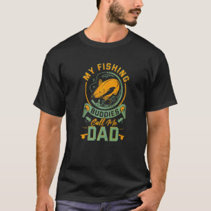 Camiseta Meus Companheiros de Pesca Me Chamam de Pai Roupas
