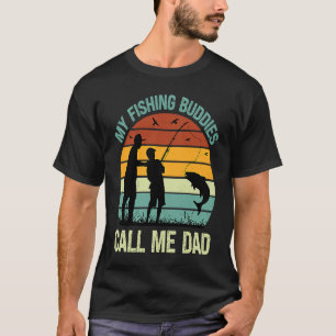 Camiseta Meus Companheiros de Pesca Me Chamam de Papai Fel