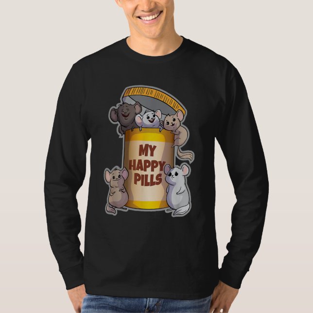 Camiseta Meus comprimidos felizes (Frente)