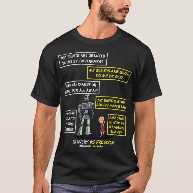 Camiseta Meus direitos (escuros)T-Shirt (Frente)