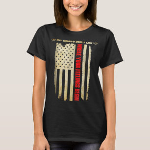 Camiseta Meus direitos não terminam onde seus sentimentos c