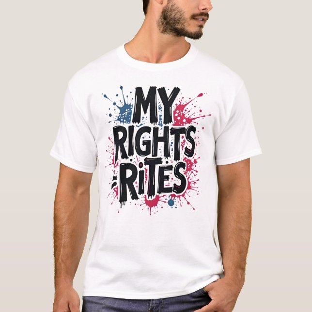 Camiseta MEUS DIREITOS = RITES - Gen Negrito Z Dia da Indep (Frente)