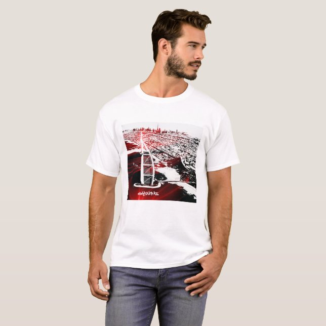 Camiseta Meus Dubai - árabe do Al de Burj (Frente Completa)
