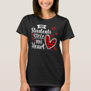 Camiseta Meus Estudantes Roubaram Meu Coração Dia de os nam