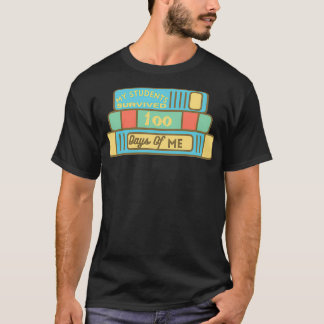 Camiseta Meus Estudantes Sobreviveram 100 Dias Mais Intelig