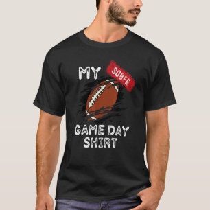 Camiseta Meus Fãs de Futebol do Dia do Jogo Sóbrio