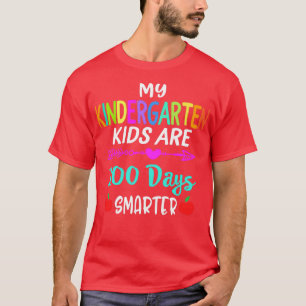 Camiseta Meus Filhos Do Jardim De Infância São 100 Dias Mai
