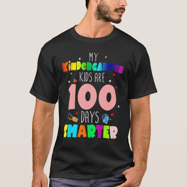 Camiseta Meus Filhos Do Jardim De Infância São 100 Dias Mai (Frente)