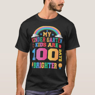 Camiseta Meus Filhos Do Jardim De Infância São 100 Dias Mai