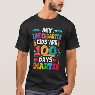 Camiseta Meus Filhos Do Jardim De Infância São 100 Dias Mai