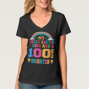 Camiseta Meus Filhos Do Jardim De Infância São 100 Dias Mai