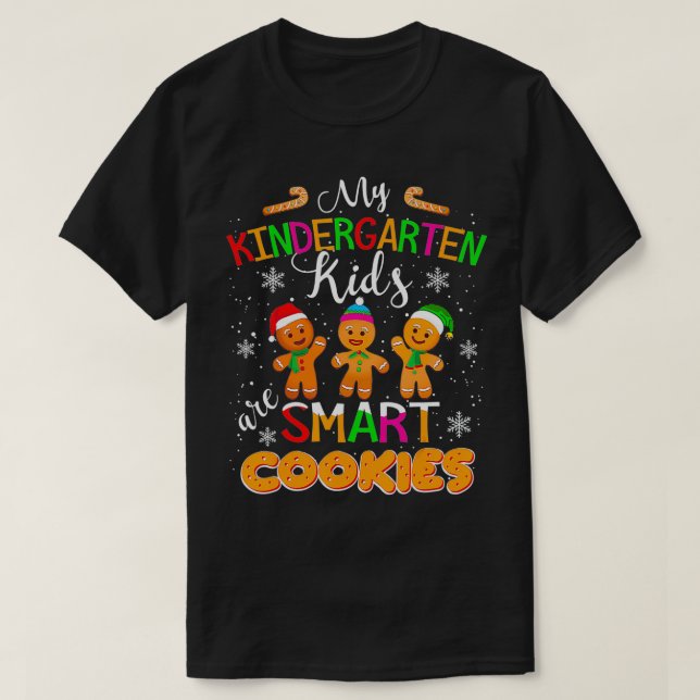 Camiseta Meus Filhos Do Jardim De Infância São Biscoitos In (Frente do Design)