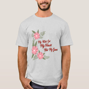 Camiseta Meus Filhos Herdaram Meu Coração, Não Meus Genes M