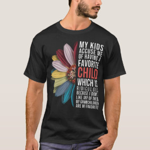 Camiseta Meus Filhos Me Acusam De Ter Um Filho Favorito Min