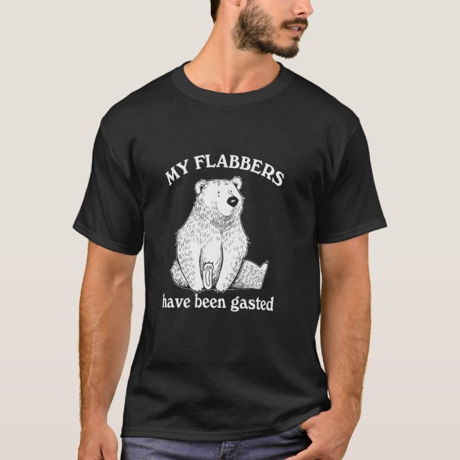 Camiseta Meus Flabores Foram Gastados Com Um Urso Engraçado (Frente)