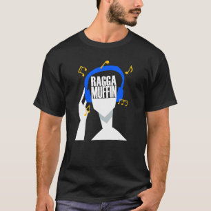 Camiseta Meus fones de ouvido tocam apenas Raggamuffin