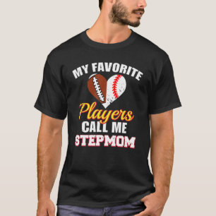 Camiseta Meus Jogadores Favoritos De Baseball Chamam-Me Pas
