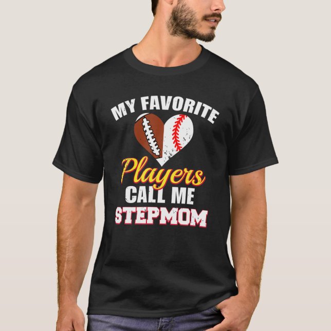 Camiseta Meus Jogadores Favoritos De Baseball Chamam-Me Pas (Frente)